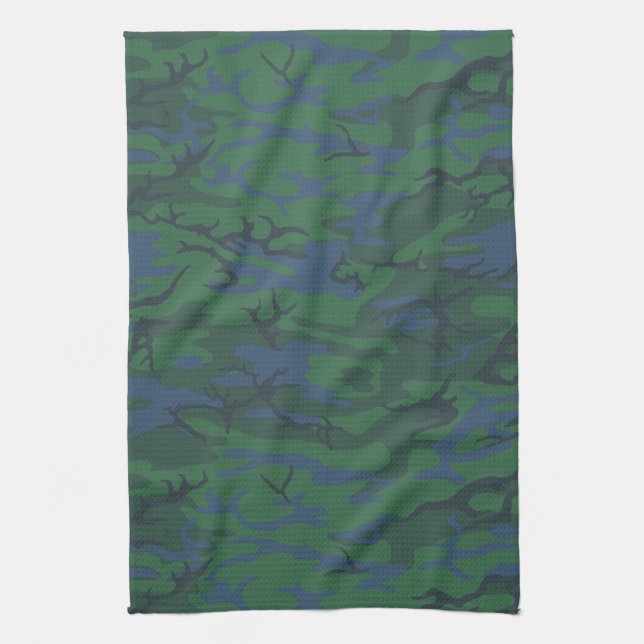 Paño De Cocina Twilight Green Camo (Vertical)