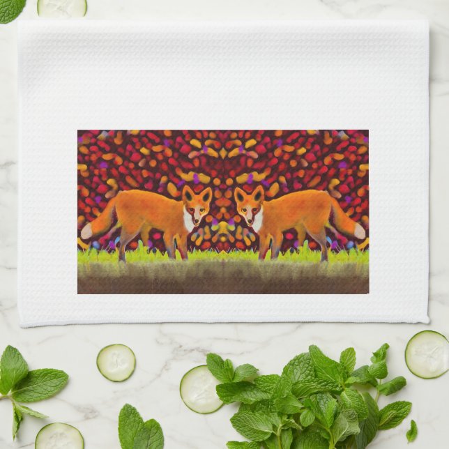 Paño De Cocina Twin Fox Kitchen Towel (Doblado)