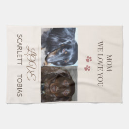 Paño De Cocina Two Paws Loving Mom