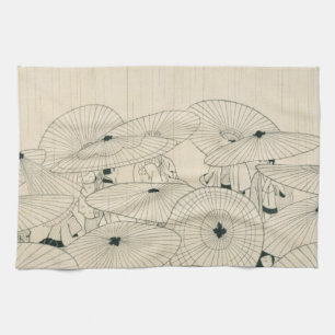 Paño De Cocina Ukiyoe moderno por Komura Settai
