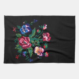 Paño De Cocina Ukrainian traditional vushuvanka folk art pattern