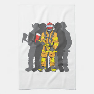 Paño De Cocina Último bombero