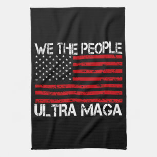 Paño De Cocina Ultra Maga Pro Trump 2024 Funny Republicano