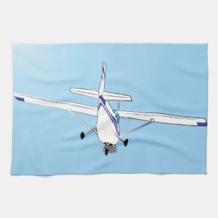 Paño De Cocina Un Cessna en vuelo
