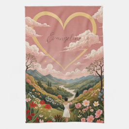 Paño De Cocina Un Chica con una mirada sentida y personalizada