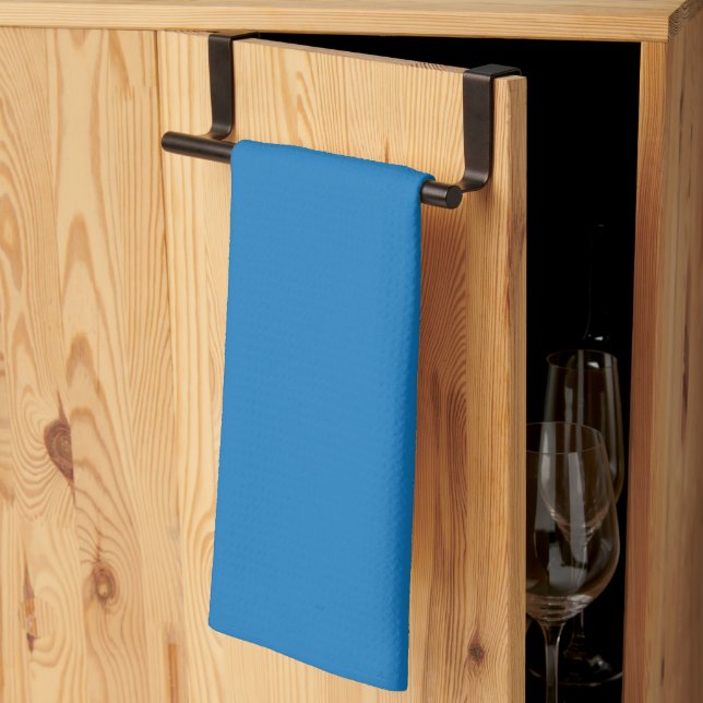 Paño De Cocina un fondo azul con (Pliegue de tercios)