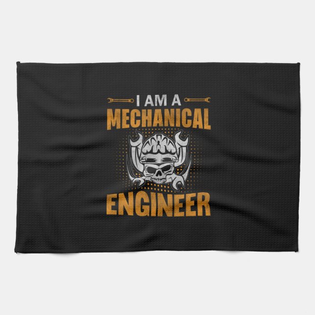 Paño De Cocina Un ingeniero mecánico (Horizontal)