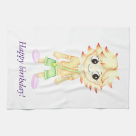 Paño De Cocina Un niño pequeño y gracioso