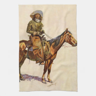 Paño De Cocina Un vaquero de Arizona por Remington, Oeste Vintage