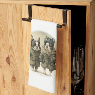 Paño De Cocina Una caminata de invierno 02