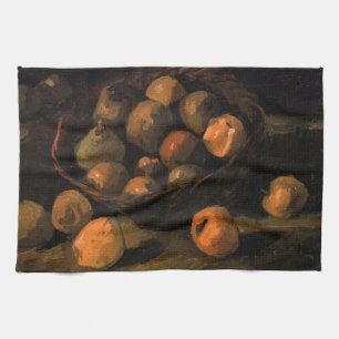 Paño De Cocina Una cesta de manzanas por Vincent van Gogh
