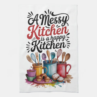Paño De Cocina Una cocina desordenada