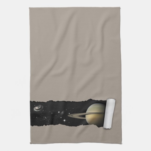 Paño De Cocina Una lágrima en el espacio - Estrellas elegantes de (Vertical)