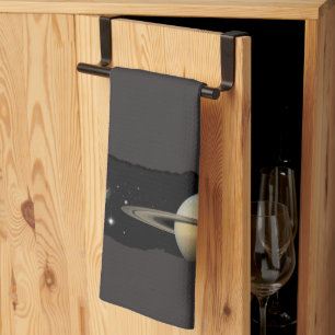 Paño De Cocina Una lágrima en el espacio - Saturn Galaxy Elegant 