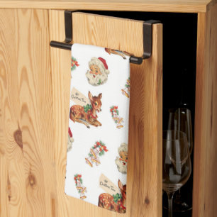 Paño De Cocina Una Navidad Muy Vintage