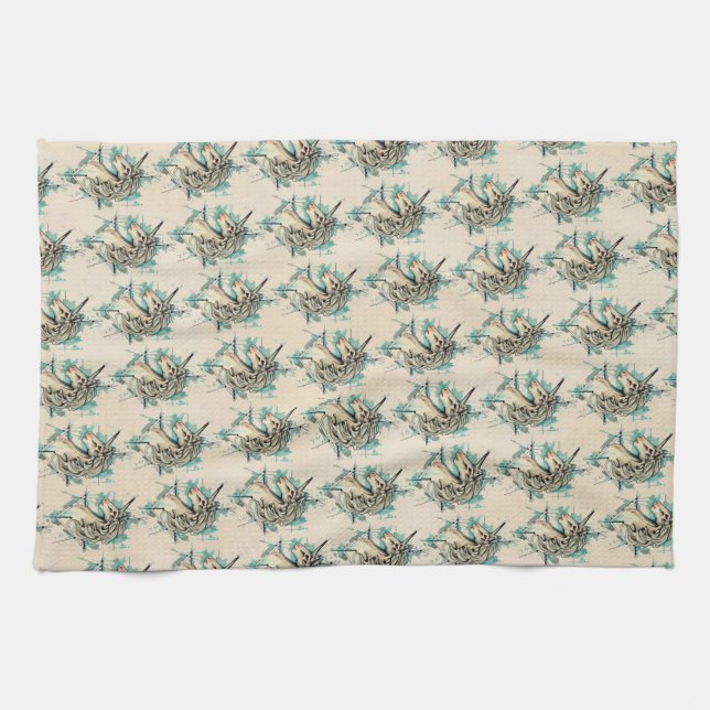 Paño De Cocina Unicornio (Horizontal)