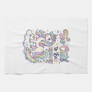 Paño De Cocina Unicornio demasiado lindo para ser ordinario Premi