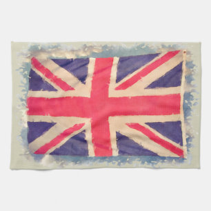 Paño De Cocina UNION JACK FLAG grunge