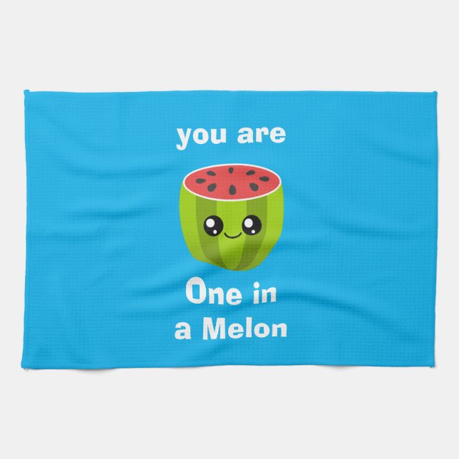 Paño De Cocina Uno en un melón (Horizontal)
