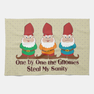 Paño De Cocina Uno por uno los gnomos