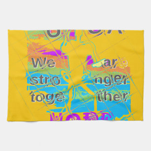 Paño De Cocina USA Hillary Hope Stronger Juntos
