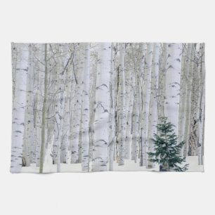 Paño De Cocina UTAH. EE. UU. Aspen (Populus tremuloides) & Dougla