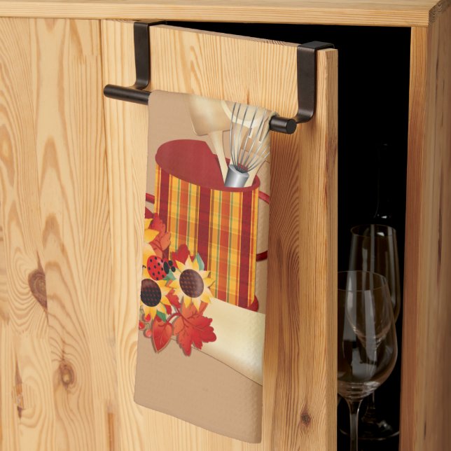 Paño De Cocina Utensilios de cocina de otoño (Pliegue de tercios)