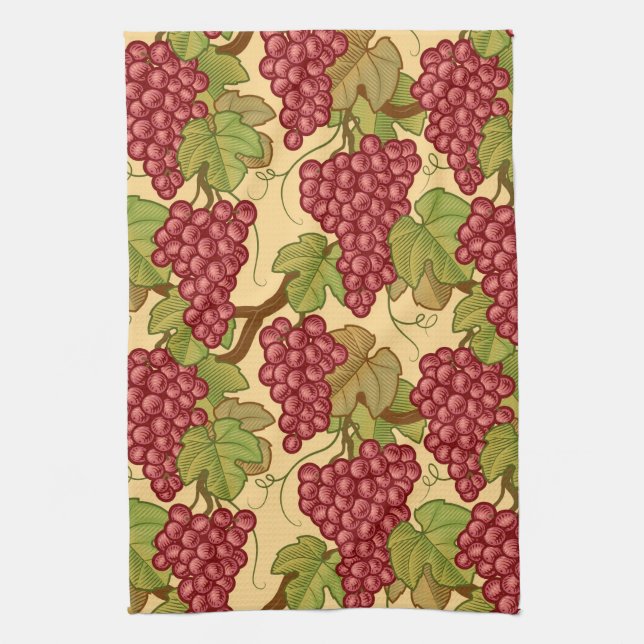 Paño De Cocina Uvas (Vertical)