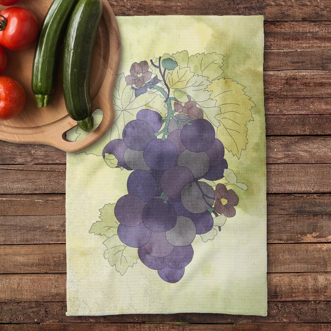 Paño De Cocina Uvas Concord (Subido por el creador)