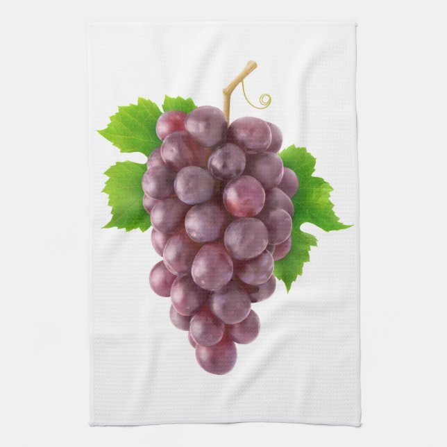 Paño De Cocina Uvas rojas (Vertical)