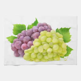 Paño De Cocina Uvas rojas y blancas
