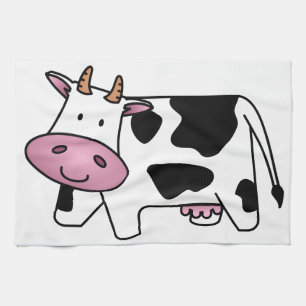 Paño De Cocina Vaca feliz