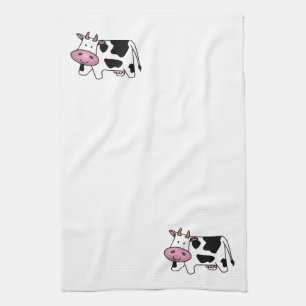 Paño De Cocina Vaca lechera linda
