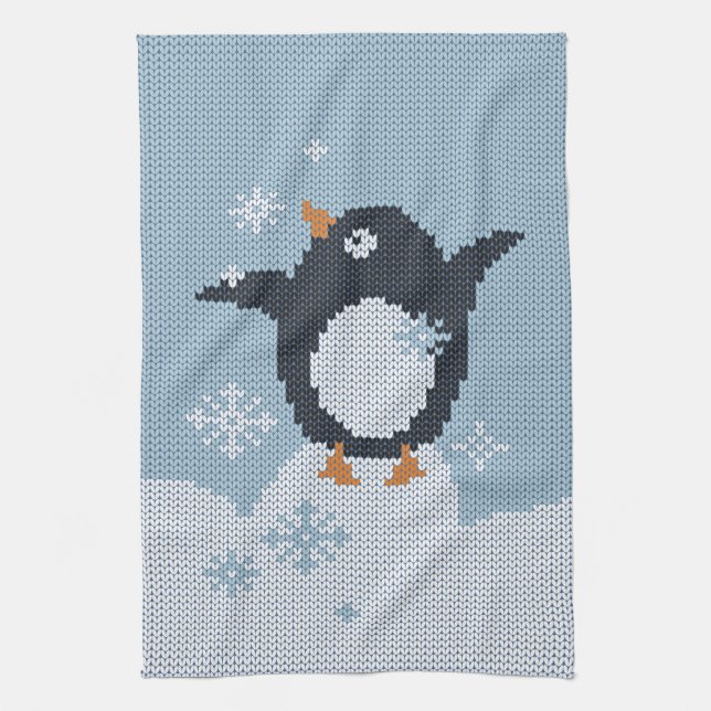 Paño De Cocina Vacaciones de invierno (Vertical)
