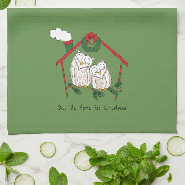 Paño De Cocina Vacaciones en el campo de los Navidades búlgaros (Doblado)