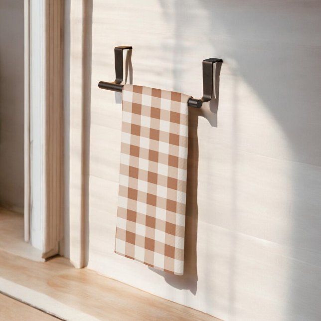 Paño De Cocina Vacaciones retro de búfalo negro y gris (Subido por el creador)