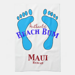 Paño De Cocina Vago auténtico Maui Hawaii de la playa