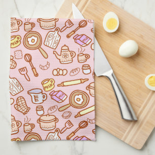 Paño De Cocina Vajilla de Cocina Rosa Linda