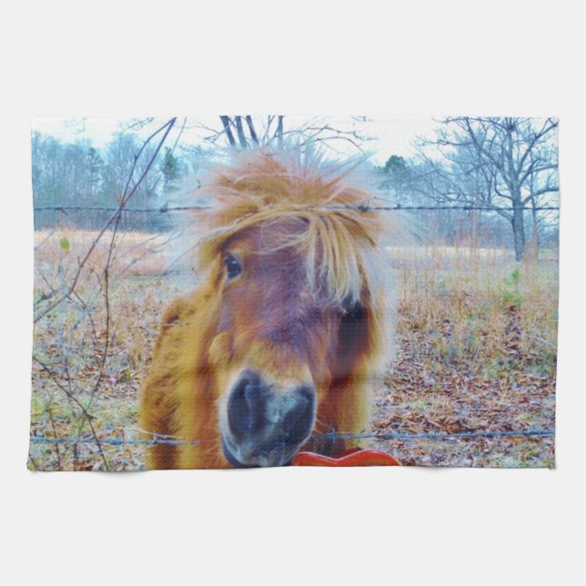 Paño De Cocina Valentine Heart Horse (Horizontal)