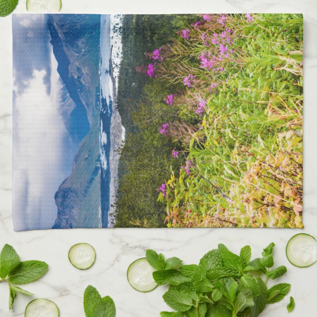 Paño De Cocina Valle de Matanuska, Alaska del Sur (Doblado)