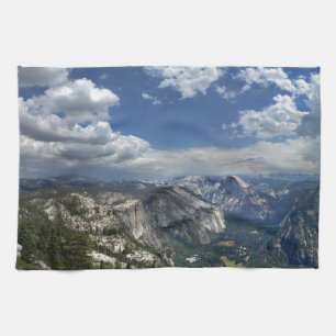 Paño De Cocina Valle Yosemite y media casa de Eagle Peak