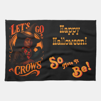 Paño De Cocina Vamos Crows-Witch One-Happy Halloween