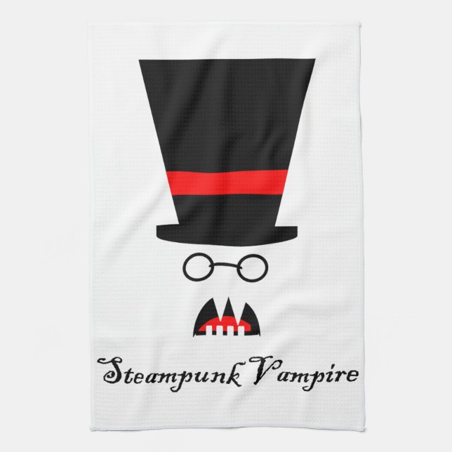 Paño De Cocina Vampiro de Steampunk (Vertical)
