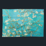 Paño De Cocina VAN GOGH Almond Blossoms<br><div class="desc">"van gogh", vincent, "almendras flor", flores, "cuadro famoso", vintage, "fine art", floral, azul</div>