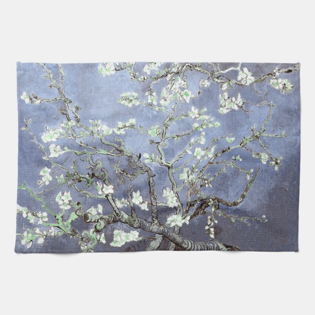 Paño De Cocina Van Gogh Almond Blossoms Steel Blue (Horizontal)