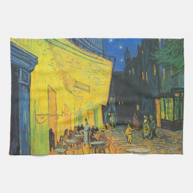 Paño De Cocina Van Gogh Cafe Terrace French Street Scene (Horizontal)