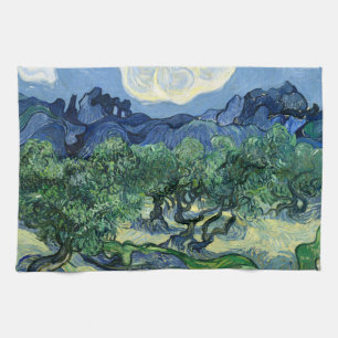 Paño De Cocina Van Gogh El Paisaje de los Olivos Pintura