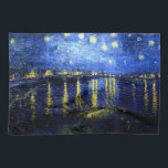 Paño De Cocina Van Gogh - Noche estrellada sobre el Ródano<br><div class="desc">Noche estrellada sobre el Ródano,  famosa pintura de Vincent van Gogh</div>