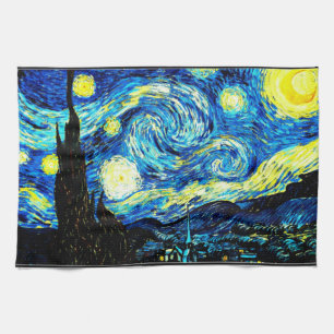 Paño De Cocina Van Gogh - Noche Starry