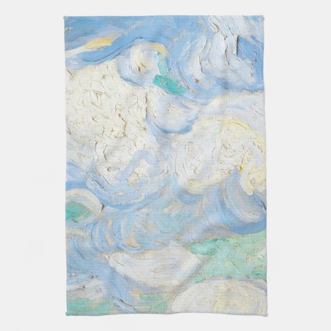 Paño De Cocina Van Gogh's sky background (Vertical)